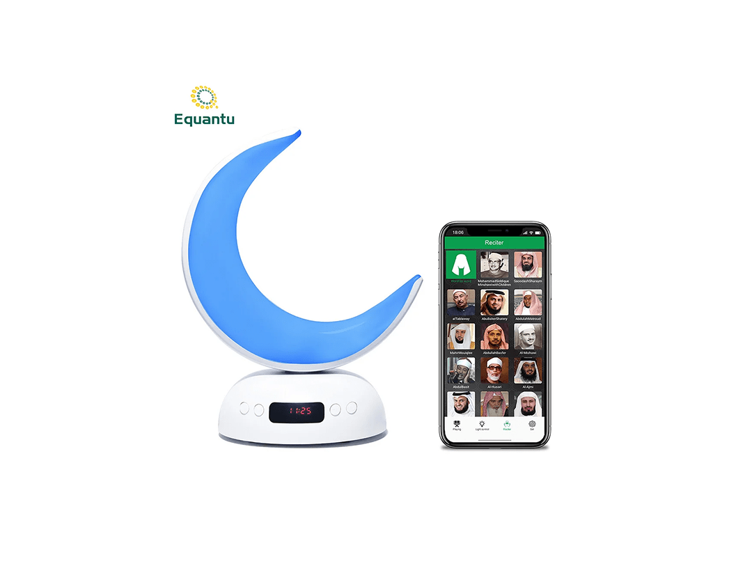 Equantu SQ902 Colorful Moon Lamp Quran Speaker in Qatar Equantu SQ902 Colorful Moon Lamp Quran Speaker in Qatar